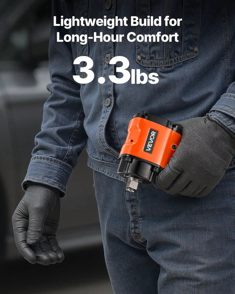 Shop Ready 1 2 Drive Pneumatic Impact Wrench Unleashes Killer 738 Ft Lbs Of Instant Bolt Breaking Power For Slim Stubby Grip and pure muscle, lightweight design, 3.3lbs