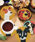 8 Pack Diamond Art Coaster Kit With Holder And Cork Pads, 5D DIY Puppy Diamond Painting Coasters For Adults And Beginners