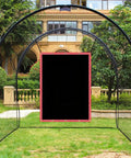 4x6 Foot Batting Cage Backstop For Baseball And Softball Training, heavy duty outdoor practice target cloth in backyard setup