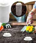 Outdoor Worm Farm Composter For Raised Beds And Yards Turns Kitchen Scraps Into Rich Organic Compost With Earthworms In A No Brainer Setup That Accelerates Decomposition And Slashes Food Waste Ideal For Gardens Patios And Outdoor Spaces in garden setting showing composter design and installation