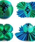 3D Printed Gear Sphere Fidget Toy Steampunk Whirling Gear Ball For Office And Home Stress Relief Cool Toy Gift For Adults And Kids 3 Plus Green Color Now
