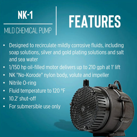 Plug And Play 115 Volt Submersible Centrifugal Pump Resists Mild Acid And Alkali Flow Delivers Heavy Duty 210 Gph Volume Zero Drama Perfect For Hydroponics Fountains Or Coolant Tanks Today, shown from the front.