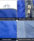 Two-Pack Lightweight Foldable Backpack Set Water-Resistant Packable 20L Travel Hiking Bags Navy Blue and Royal Blue details