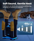 Badass Upgraded Boot Dryer For Work Boots And Training Shoes With Integrated Ozone Deodorizer And Rapid Heat Circulation with gloves and boots
