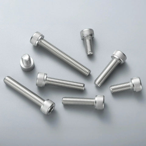 Top Shelf Heavy Duty M6 X 20 Millimeter Hex Socket Head Cap Screws Bolts 60 Piece Pack Built From Rugged 304 Stainless Steel with full threading.