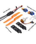 RC Fixed Wing Planes And Multirotors 2212 2200KV Brushless Motor SG90 9G Micro Servo 30A ESC And 6035 Propellers Combo Kit