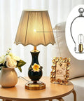Dead Simple Installation Heavy Duty Silver 7 Inch Lamp Shade Harp Holder Saddle Bracket With Ball Finial For Table And Floor Lamps Rust Resistant Iron Mount with decorative table lamp.