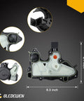 Diagram of Volkswagen 2.0T PCV Valve Oil Separator Crankcase Vent Valve Replacement Direct Fit Plug And Play For Golf GTI Jetta Passat Beetle 2014 2018 with dimensions and parts close-up.
