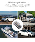 Wide application for Six Way Marine Blade Fuse Block With Negative Bus Waterproof ATC ATO Fuse Box Panel for vehicles, boats, RVs.