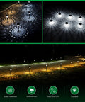 Super Bright Solar Path Lights Outdoor Waterproof 10 Pack Dusk To Dawn Up To 12 Hours Solar Powered Auto On Off LED Landscape Lighting
