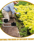 Portable Gardening Kneeler And Seat With Wearable Foam Pad And Non Slip Base Heavy Duty Workhorse Garden Bench For Kneeling