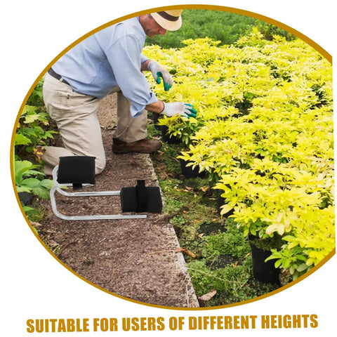 Portable Gardening Kneeler And Seat With Wearable Foam Pad And Non Slip Base Heavy Duty Workhorse Garden Bench For Kneeling