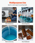 Rock Solid 3.5 CFM Vacuum Pump Single Stage Rotary Vane Hvac Tool in use for HVAC maintenance and solvent degassing.