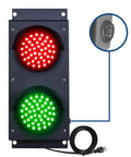Heavy Duty Led Two Section Loading Dock Bay Traffic Light With Kick Ass Bright Red And Green Signals IP65 Weatherproof Aluminum Housing easy hook up design