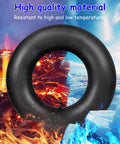 Two Pack 4.80 4.00 8 Inch Inner Tubes Heavy Duty High Air Tightness With TR87 Angled Valve shown with fire and ice background