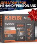 Unibit 3 Piece High Speed Steel Step Drill Bit Set For Stainless Steel Aluminum And Wood Jam Free Performance Dual Flute Design Delivers Faster Hole Times Longer Bit Life And More Holes Per Charge KSEIBI in packaging with bow