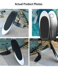 Carbon Fiber Hydrofoil Surfboard For Stand-Up Floating And Racing - Ultra Lightweight Non-Inflatable Lift Board in showroom