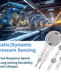 Ultra Thin Film Pressure Sensor Kit 4 Pcs High Sensitivity FSR 20g To 2Kg For Arduino DIY Plug And Play Projects Industrial Precise Measurement And Control For Engineering Education And Hobbyist Builds static dynamic sensing