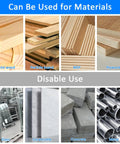 Heavy Duty 5 Piece Forstner Bit Set Premium Carbon Steel Woodworking Drill Bits For Crisp Holes In Hardwood Softwood Plywood And MDF Panels Cuts Smooth As Butter With Zero Grit And Absolutely No Jitter. Materials used: solid wood, MDF, plywood.