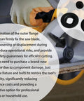 Worker using circular saw with 2 Pack Circular Saw Bolt And Outer Clamp Washer Set For DCS565 DCS372 DCS390 DCS391 DCS392 DC310 and more.