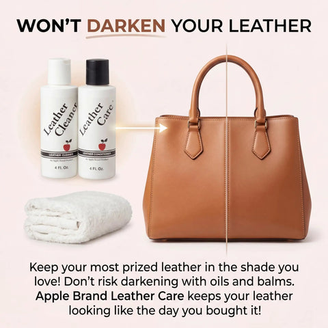 Premium Leather Cleaner And Conditioner Kit To Straight Up Lift Grime From Bags Boots And Travel Accessories While Fast Absorbing Blends replenish natural oils.