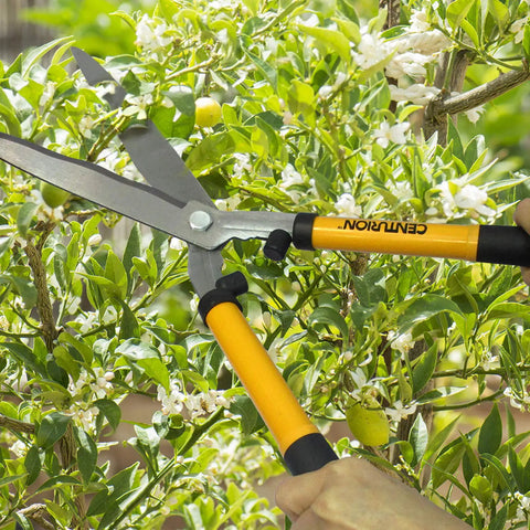 Three Piece Lopper Hedge Shear And Pruner Combo Set For Heavy Duty Tree Shrub And Bush Care Indoor Outdoor Gardening Tool Kit For Branch Cutting Trimming And Yard Cleanup