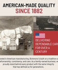 Image showing Bickmore products including bottles and a vintage car with text about American-made quality since 1882.