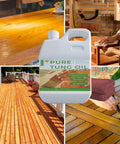 128 Oz Pure Tung Oil For Wood Finishing And Sealing Waterproof And Food Safe Go To Pro Grade Favorite