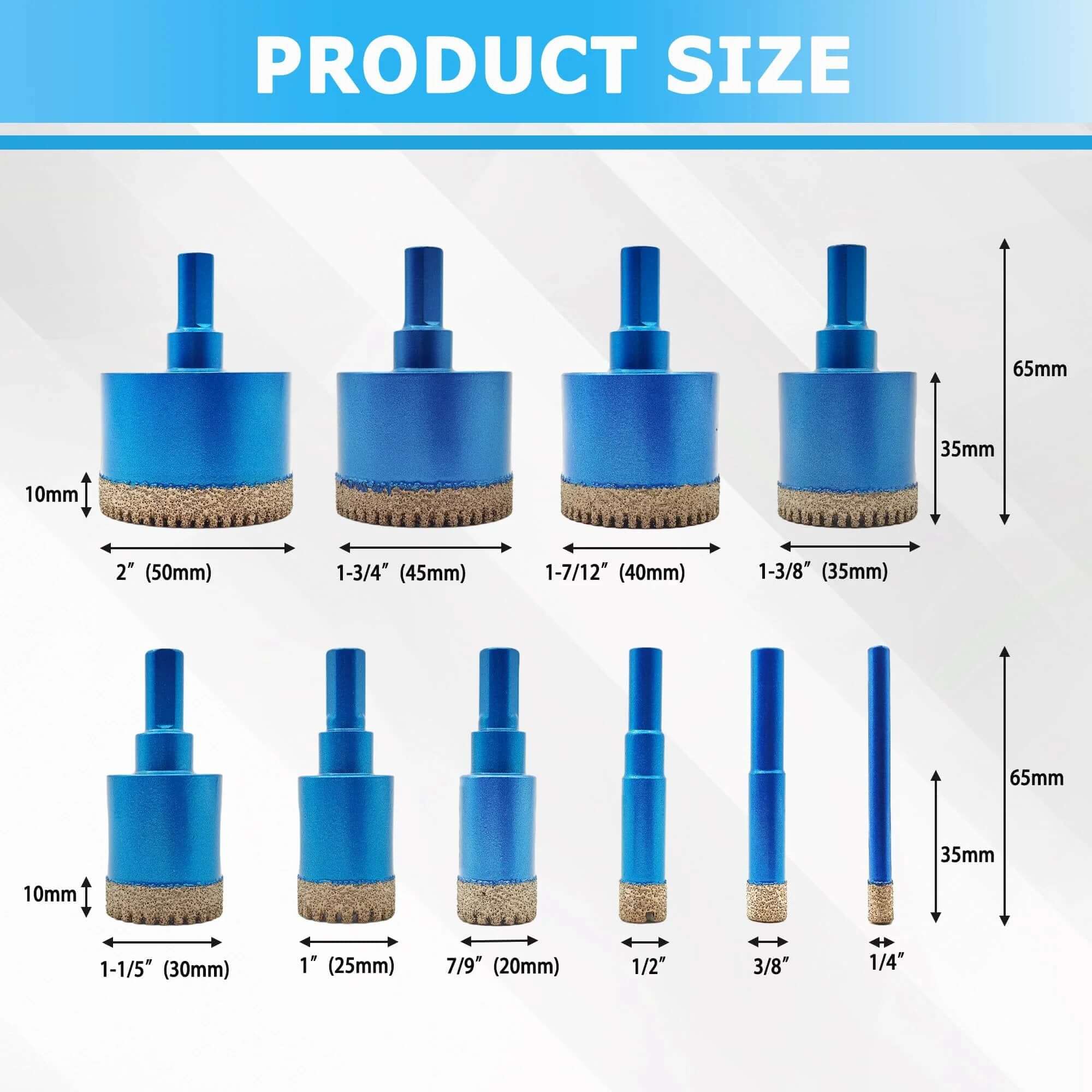 Diamond Tile Drill Bit Set for Precise Cuts ✓