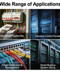 Wide range of applications for Thirty Piece Terminal Blocks Kit for DIY and industrial projects in electrical and control setups.