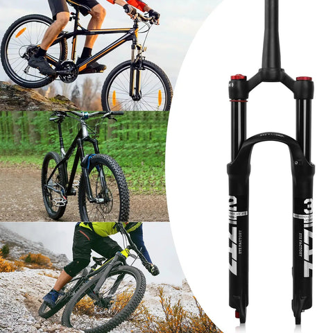 Ultralight 120mm Front Suspension Fork For 26 27.5 And 29 Inch Mountain Bikes One Eighth To One And A Half Inch Tapered Steerer