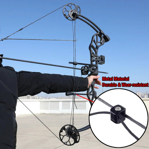 Drop Away Arrow Rest For Compound Bow Right Hand Micro Adjustable Archery Accessory Red Aluminum in use outdoors