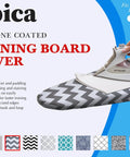 Padded Ironing Board Cover And Pad For Standard 15x54 Size With Heat Reflective Coating Scorch And Stain Resistant Padding Grey.
