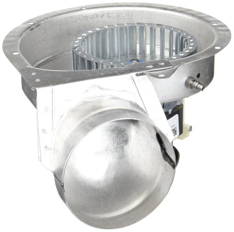 Inducer Motor 1 Stage Roundnose OEM Replacement for HVAC Furnaces - Genuine 0131F00006S Inducer, side angle view