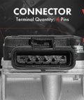 Mass Air Flow Sensor Assembly 4 Pin Connector For Ford Aerostar Escort Ranger Windstar Taurus Sable And Mazda 6 Fits 1995 To 1999 3.0L 2.5L And 2.0L Engines Drop In Plug And Play Replacement 4-pin connector