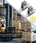 Built Tough Silent Winch Block Pulley Set For Lifting 176 Lb Capacity Stainless Steel Cable in industrial warehouse