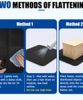 Instructions for Solid Non Slip Recliner Pad For Hardwood Floors Grippy Anti Slide Furniture Mat 30 Inch Square Floor Guard.