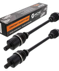 Heavy Duty CV Axle Drive Shaft Replacement Pair Fits Polaris Ranger Full Size Crew Xp 1000 Rzr S 4 800 1332637 showing two axles with a box.