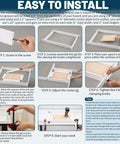 Dope Juice Groove Router Jig With 8 Spacers, Adjustable Groove Jig for Cutting Boards Up to 22x29 Inches, assembly guide.