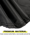 Close-up of Top Shelf Waterproof Oxford Cloth Thickness Planer Dust Cover For 25 Inch Woodworking Tools, durable 420D fabric.