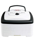 Square Electric Food Dehydrator With Four Stackable Trays And Even Heat Drying For Beef Jerky Fruit Veggies And Homemade Snacks Total Kitchen Gamechanger Fo Sho Smooth Operator top view