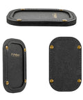 Magnetic Leather Barrel Rest For Shotguns Ideal For Sporting Clays Trap Skeet And Five Stand Muzzle Support Black Unit