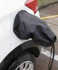 Universal EV Charger Cover No Sweat Waterproof Rain And Snow Protection Rock Solid Magnetic Grip Double Sided Shield For All Electric Vehicles on charging port