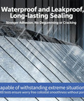 Outdoor Silicone Sealant For Crack Repair And Weatherproofing Waterproof Heat And Stretch Resistant Tough Exterior Sealant For Roof