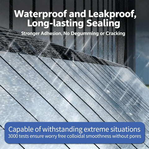 Outdoor Silicone Sealant For Crack Repair And Weatherproofing Waterproof Heat And Stretch Resistant Tough Exterior Sealant For Roof