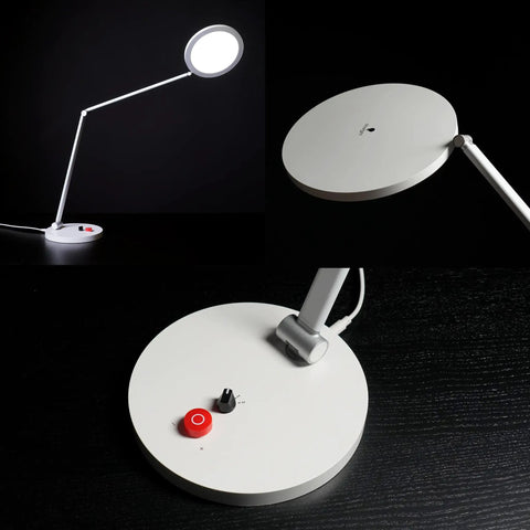 Table Lamp With Three Color Modes Daylight 6000K Cool White 4000K Warm 2700K 3500 Lux Brightness Easy Dimmer Switch