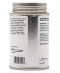 Side view of can with label details for Anti Seize Lubricant For Bolts And Screws, 4 Oz Brush Top Can, High Temperature Use