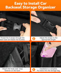 Installation steps for Ultimate SUV Trunk Organizer With 10 Pockets Massive Capacity Car Storage Keeps Gear Neat Waterproof