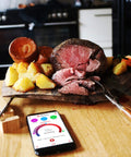 Wireless Smart Meat Thermometer for Oven, Grill, Kitchen, BBQ and Smoker with Bluetooth and WiFi Connectivity by roast
