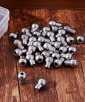 20 Piece Single Shank Ball Set Stainless Steel Swage Fittings For Cable And Wire Rope In Gym Setup One Eighth Inch 303 High Strength